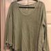 Free People Tops | Free People Long Sleeve Green Top | Color: Green | Size: S