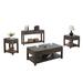 Sunset Trading Shades of Gray Console and End Table Set with Drawers and Shelves - Sunset Trading DLU-EL1602-03-04-08