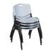 M' Stack Chair (4 pack) in Grey - Regency 4700GY4PK