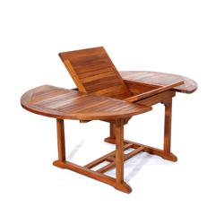 5-Piece Oval Dining Chair Set & Cushion, Red - All Things Cedar TE70-20-R