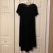 Lularoe Dresses | Lularoe Black Elegant Sparkling Carly Swing Dress | Color: Black | Size: Xs