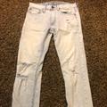 American Eagle Outfitters Pants | Men’s Light Wash Slim Fit American Eagle Jeans | Color: White | Size: 29/32