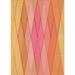 White 48 W in Indoor Area Rug - Corrigan Studio® Bianca Argyle Orange/Red/Pink Area Rug Polyester/Wool | Wayfair 7E6C436C6B994EE281BB5FA9140CDDDF