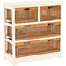 Jackson 4 Drawer Storage Unit in Barley/Cane - Safavieh AMH6504A