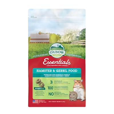 Oxbow Essentials Hamster & Gerbil Food, 1 lbs.