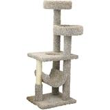 4 Level Cat Play Gym, 61" H, Multi-Color