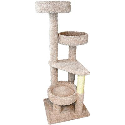 New Cat Condos 4 Level Cat Lounger, 61" H