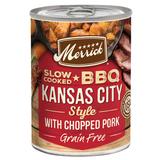 BBQ Grain Free Slow-Cooked Kansas City Style with Chopped Pork Canned Wet Dog Food, 12.7 oz., Case of 12, 12 X 12.7 OZ