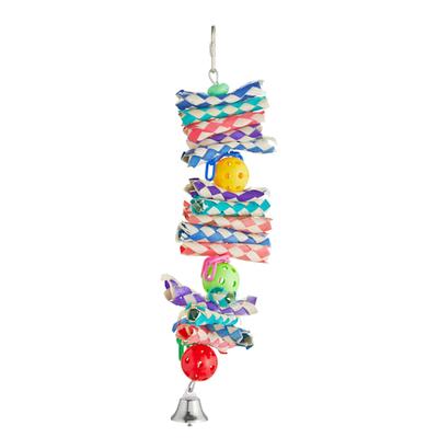 You & Me Finger Trap & Balls Noisemaking Bird Toy, Small