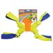 Power Play Shake-a-Toss Interactive Dog Toy, Small, Yellow / Blue