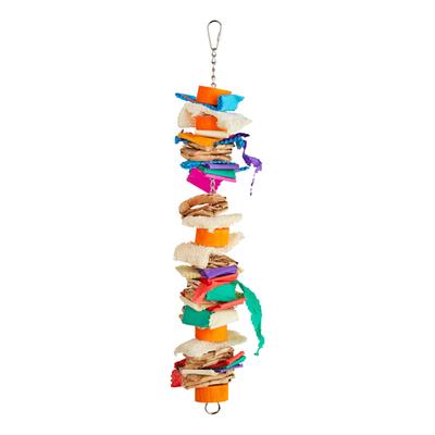 You & Me Make A Splash Preening Multi-color Bird Toy, Large