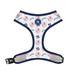 X MLB New York Yankees Adjustable Mesh Dog Harness, X-Large, Multi-Color