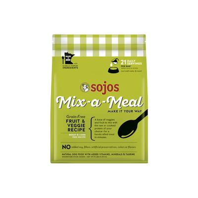 Sojos Mix-A-Meal Grain-Free Fruit & Veggie Pre-Mix Dry Dog Food, 8 lbs.
