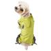 Green Quantum-Ice Full-Bodied Adjustable and 3M Reflective Dog Jacket, X-Small