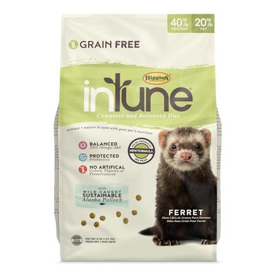 Higgins inTune Grain-Free Complete & Balanced Diet Ferret Food, 4 lbs.