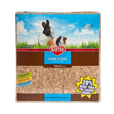 Kaytee Clean & Cozy Natural Small Animal Bedding, 72 Liters