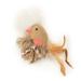 HappyNip Happy Hen 100% Catnip Filled Cat Toy, Small, Brown