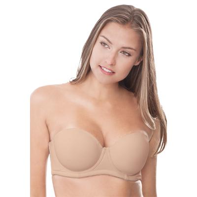 Plus Size Women's Convertible Strapless Underwire Bra by Comfort Choice in Nude (Size 40 DDD)