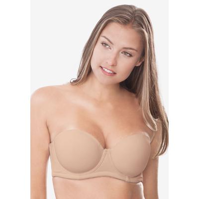 Plus Size Women's Convertible Strapless Underwire Bra by Comfort Choice in Nude (Size 46 DDD)