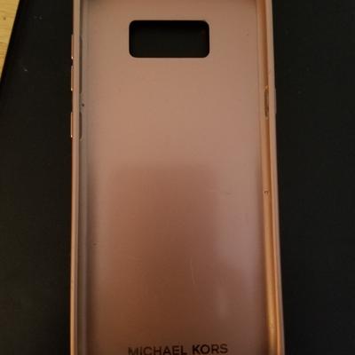 Michael Kors Other | Biedge Color Michael Kors Phone Case | Color: Cream/Tan | Size: Os