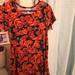 Lularoe Dresses | Bogo Specialxxs Lularoe Carly | Color: Orange/Red | Size: Xxs