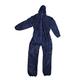 PACKAGING AND DISPOSABLES Disposable Coveralls Overalls Boilersuit Hood Painters Protective Suit (Blue) (10, Medium)