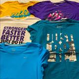 Nike Tops | $5 For $25 Nike Shirts | Color: Blue/Green/Purple/White/Yellow | Size: L