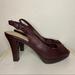 Giani Bernini Shoes | Giani Bernini Women’s Heels Chianti Size 8.5m | Color: Brown/Red | Size: 8.5