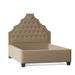 My Chic Nest Lexi Platform Bed Upholstered/Velvet/Polyester/Faux leather/Cotton/Linen | 65 H x 77 W x 90 D in | Wayfair 557-1024-1120-CK