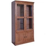 Forest Designs 84" H x 48" W Solid Wood Standard Bookcase Wood in Brown | 84 H x 48 W x 18 D in | Wayfair 6635GU/WL-M-AA