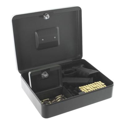 Pistolenkassette »Gun Box« grau, Rottner, 30x9x24 cm