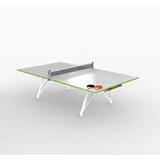 Scale 1:1 EYHOV Sport Conference Ping Pong Table Wood/Steel Legs/Metal in Green/White | 30 H x 60 W x 108 D in | Wayfair SC-ESDW-6008-GWSG