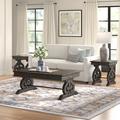 Lark Manor™ Amree 3 Piece Coffee Table Set Wood in Black/Brown | 20 H x 50 W in | Wayfair 4B175EF6005943B39D2E3DBBEC4A17CC