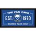 Buffalo Sabres Framed 10" x 20" (2020-Present) Fan Cave Collage