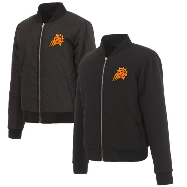 phoenix-suns-jh-design-womens-reversible-jacket-with-fleece-and-nylon-sides---black/