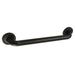 Kingston Brass Laurel Decorative Grab Bar Metal in Black | 2.75 H x 18 W in | Wayfair DR814180