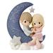 Precious Moments I Love You to the Moon & Back Bisque Porcelain Figurine Porcelain/Ceramic | 6.69 H x 3.15 W x 5.71 D in | Wayfair 152016