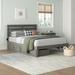 Sand & Stable™ Baby & Kids Madaket Storage Platform Bed Wood in Gray | 41.375 H x 55.38 W x 76 D in | Wayfair 84D34C24112E4E6DA659B90A6C3F8DBB