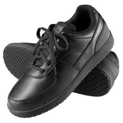Genuine Grip® 2010 Men's Size 9.5 Wide Width Black Leather Sport Classic Non Slip Shoe
