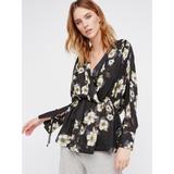 Free People Tops | Free People Tuscan Dreams Printed Tunic | Color: Black/White | Size: L