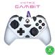 Victrix Gambit World's Fastest Lizenziert Xbox Controller, Elite Esports Design mit Swappable Pro Thumbsticks, Custom Paddles, Swappable weiß / lila Faceplate für One, Series X/S, PC
