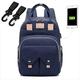 Diaper Bag Backpack,Large Capacity Bag Mom Baby Multi-Function Waterproof Outdoor Travel Diaper Bags for Baby Care (blue2)