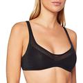 Sloggi Women's Oxygene Infinite T-Shirt Bra Padded, Black, S