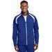 Sport-Tek JST90 Tricot Track Jacket in True Royal/White size Medium | Polyester