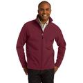 Port Authority J317 Core Soft Shell Jacket in Maroon size 4XL | Polyester/Spandex Blend