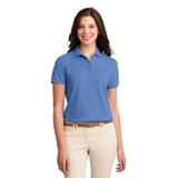 Port Authority L500 Women's Silk Touch Polo Shirt in Ultramarine Blue size 6XL | Cotton/Polyester Blend