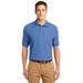 Port Authority K500 Silk Touch Polo Shirt in Ultramarine Blue size 3XL | Cotton/Polyester Blend