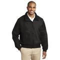 Port Authority J329 Lightweight Charger Jacket in True Black size 3XL | Polyester