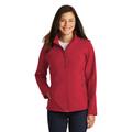 Port Authority L317 Women's Core Soft Shell Jacket in Rich Red size Medium | Polyester