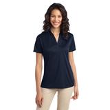 Port Authority L540 Women's Silk Touch Performance Polo Shirt in Navy Blue size 4XL | Polyester